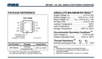 MP1593DN芯片输出3.6V/8V的解决办法 - 登山亦有道
